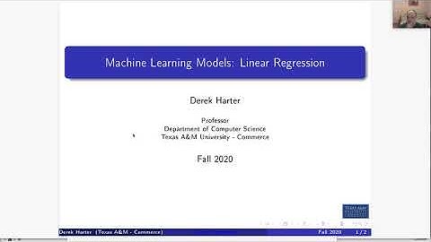 CSci 574 Machine Learning : U05-1 Linear Regression