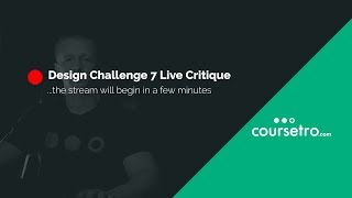 [Live] Design Challenge 8 Criqitue
