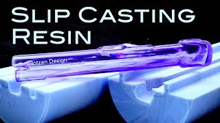 How to Slip Cast Urethane resin parts: simulated Blow Molding