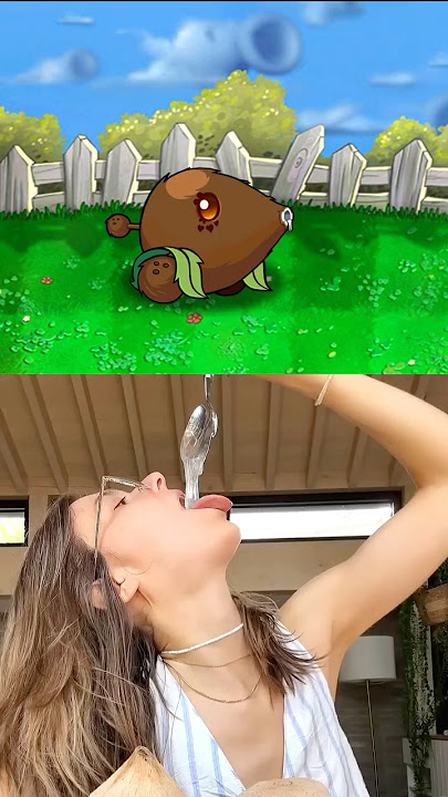 The Macapuno Coconut Cannon 🥥 w/ @anna.antonje  (PVZ) #pvz #plantsvszombies