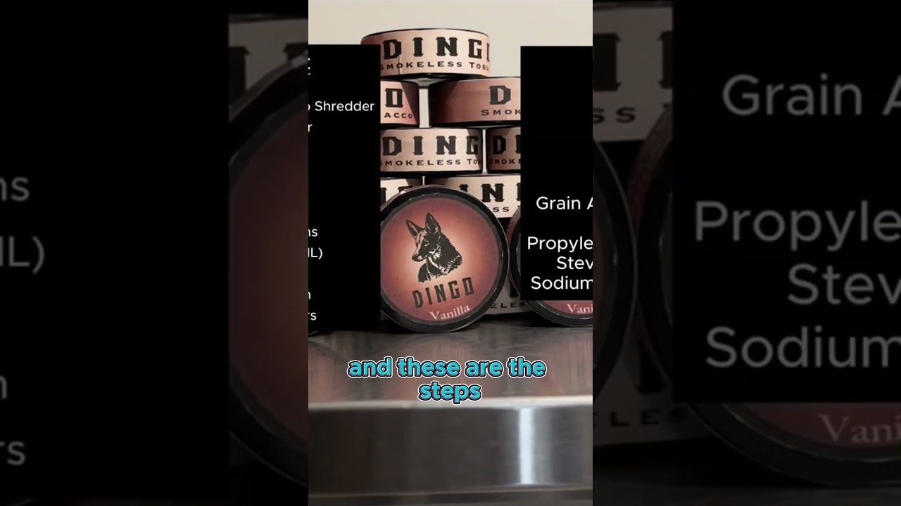 DIY Moist Snuff  How Big Tobacco Does It