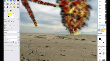 Gimp photo editing - Part 4 Apocalyptic Explosion
