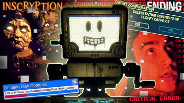 We Must Destroy This Cursed Game || Inscryption #4 (Playthrough ENDING)