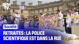 La police scientifique manifeste à Paris pour obtenir "un vrai statut"