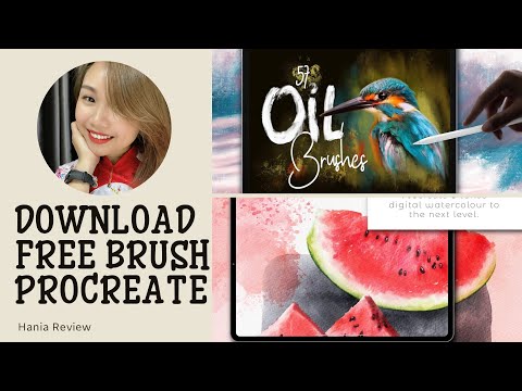 Video Tải FREE brush Procreate ở đâu? @Hania Review chia sẻ... - youtube