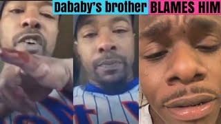 Dababy's brother Blames him for his suffering before taking his own life on Instagram live