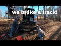We Broke a Track on the Mini Excavator | Day Two