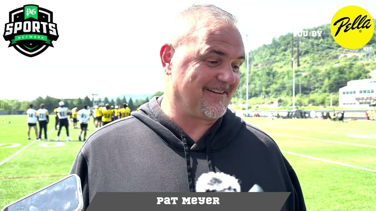 Steelers minicamp: OL coach Pat Meyer on the young talent on the line with Broderick Jones