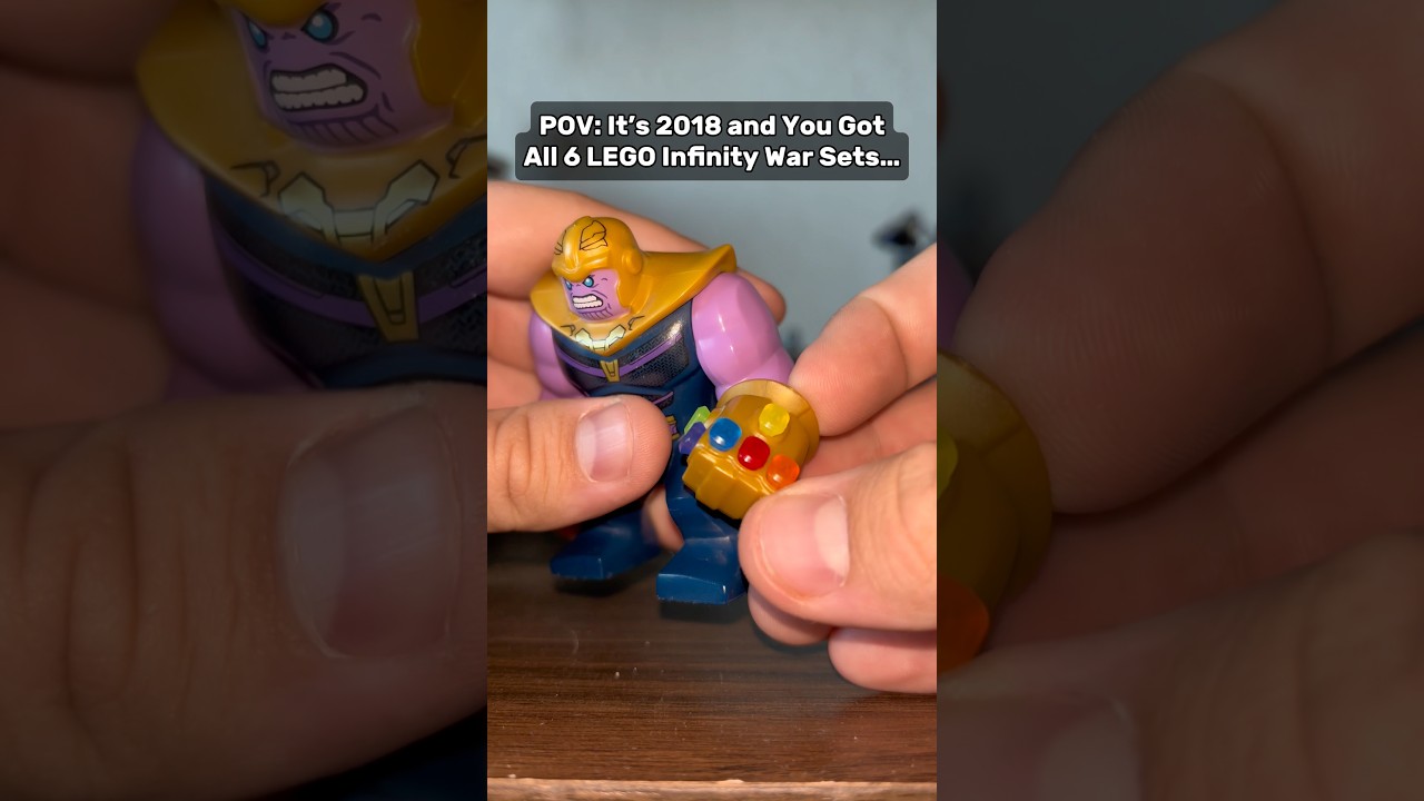 POV: it’s 2018 and you got all 6 LEGO Infinity War Sets.. 