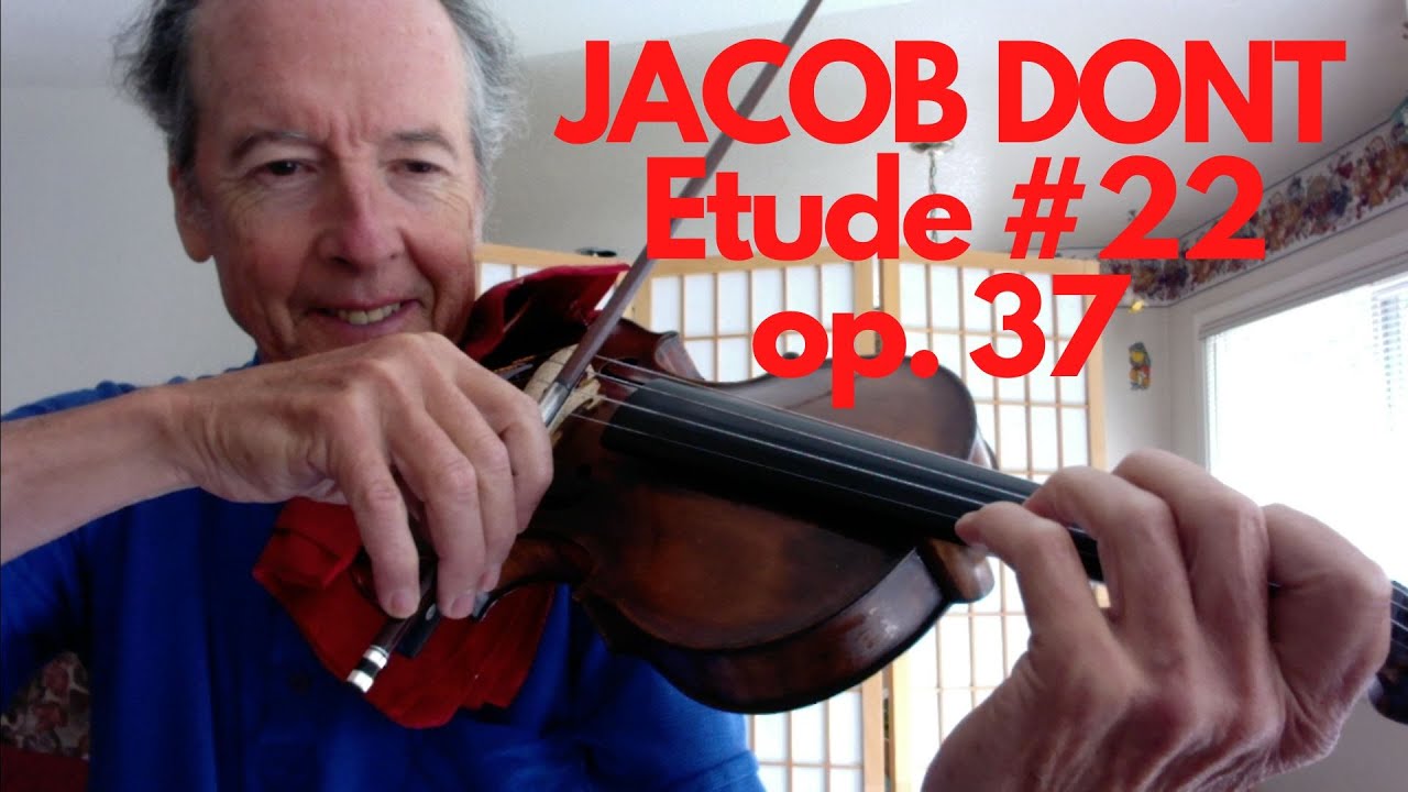 Jacob Dont Violin Etude #22 op. 37