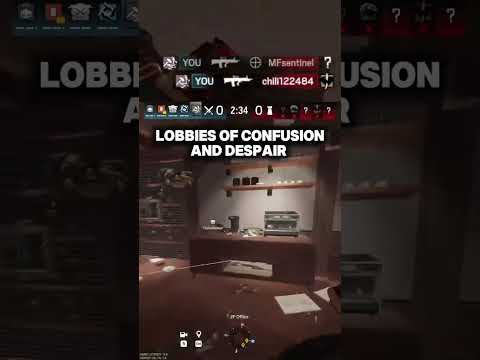 Lobbies of confusion and despair #rainbowsixsiege #R6s #siege