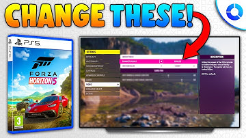 Change These Forza Horizon 5 Settings BEFORE Playing on PS5!