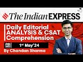 Indian Express Editorial Analysis by Chandan Sharma | 1 May 2024 | UPSC Current Affairs 2024