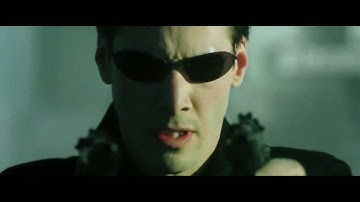 Neo dodging bullets. | #HD #MATRIX # NEO