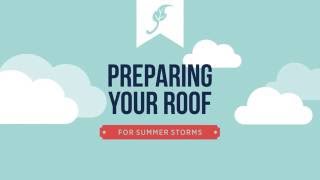 Prepare your Roof and Gutters for a Summer Storm