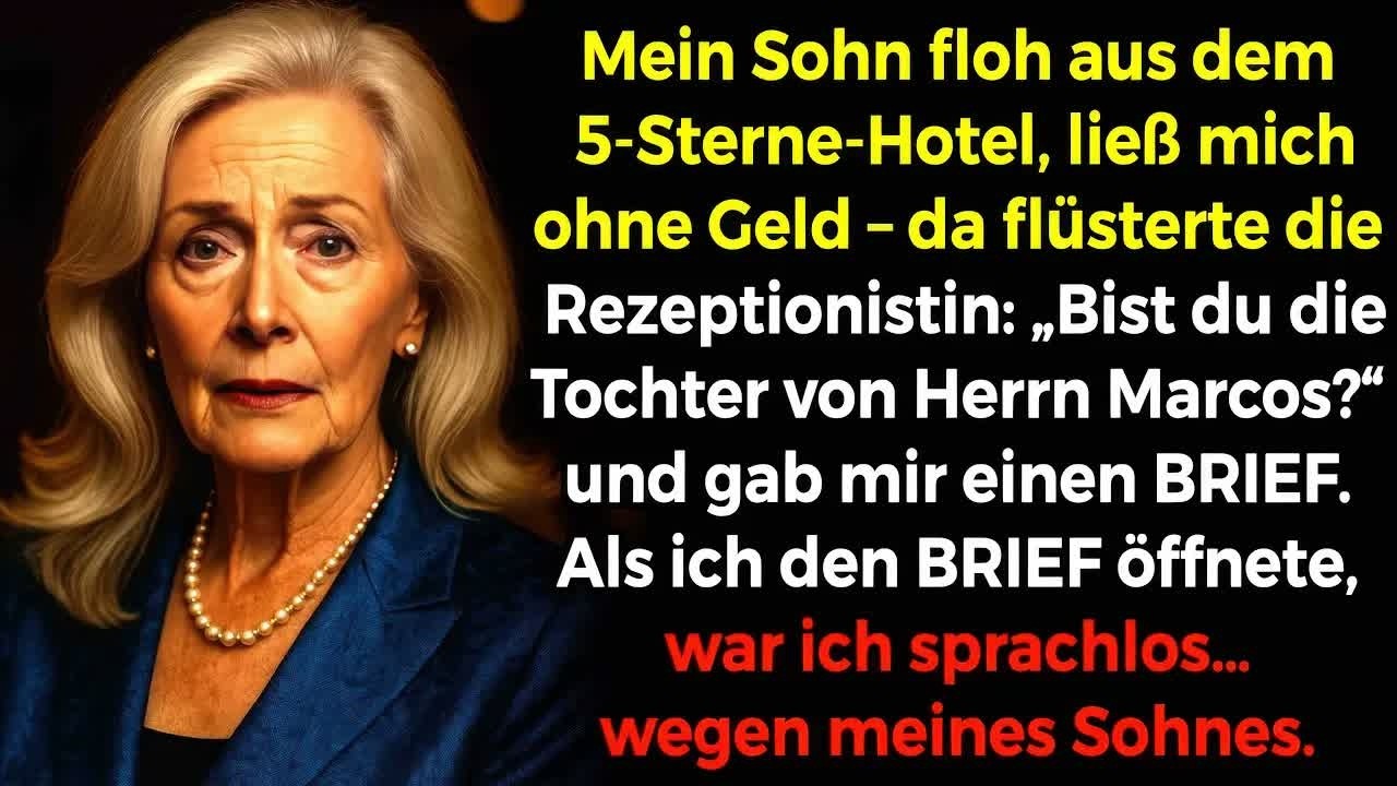 Die Rechnung zitterte in meiner Hand: elftausend Euro. Ich stand in der Marmorlobby eines Hotels, während mein Sohn mich umarmte, „Danke für die Übernachtung, Mama“ flüsterte und verschwand. Ich...