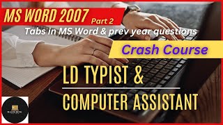 Information LD TYPIST - COMPUTER ASSISTANT CRASH COURSE - MS WORD PART 2 #ldtypist #computerassistant #msword  Guide