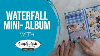 Photo-Flip Waterfall Mini-Album Page