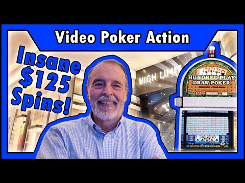 INSANE $125 Spins on High-Limit Video Poker at Hard Rock Casino • The Jackpot Gents