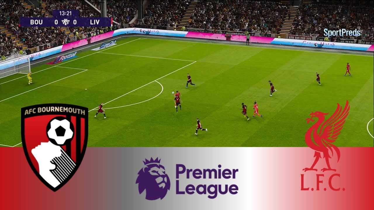 Борнмут против Ливерпуля - Премьер-лига 2025/26 | Полный матч, все голы | Геймплей PES 21