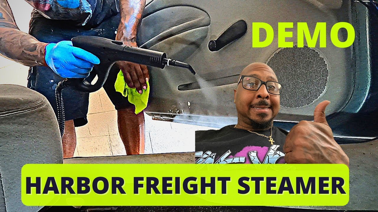 HARBOR FREIGHT STEAMER Live Demo and Review YouTube