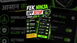 FREE FIRE MAX 😱 Fek Ninja Best Setup Full Guide 🔥 100% Smooth Gameplay#kaifMrgaming