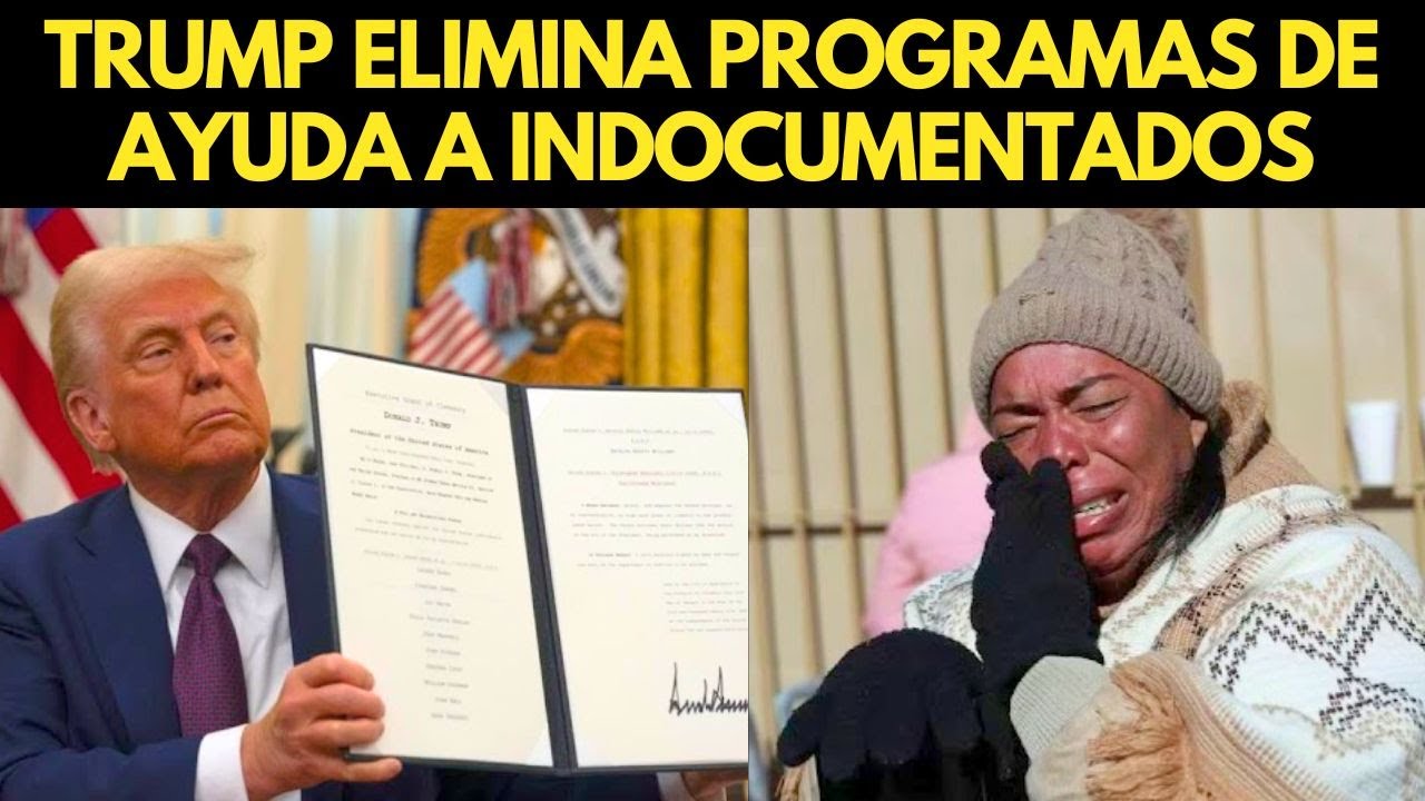 ¡YA NO MAS ILEGALES! TRUMP ELIMINA PROGRAMAS DE AYUDA A INDOCUMENTADOS
