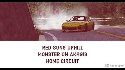 Mazda RX7 Drifting - Akagi Cricuit - Assetto Corsa -  Initial D - Red Suns