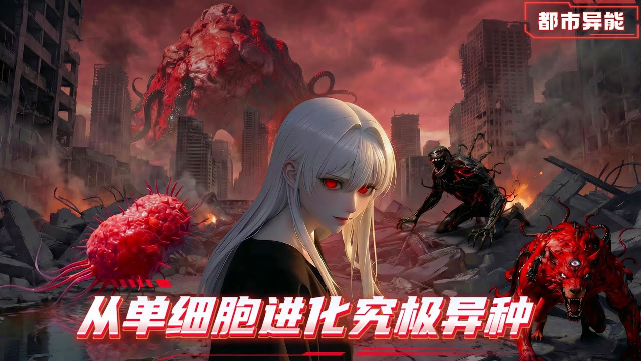 未知天敌异种横空出世，当蓝星仿佛要抛弃人类的时代降临，人类觉醒超凡力量反击，而被视作天才救世主的她，其实是……异种本体#漫画解说 #小说 #都市异能