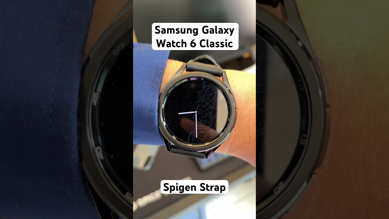 Samsung Galaxy Watch 6 Classic x Spigen Leather Strap 