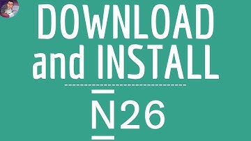 Download N26 App, how to INSTALL N 26 Bank application (free) - Online banking (Credit card Payment)