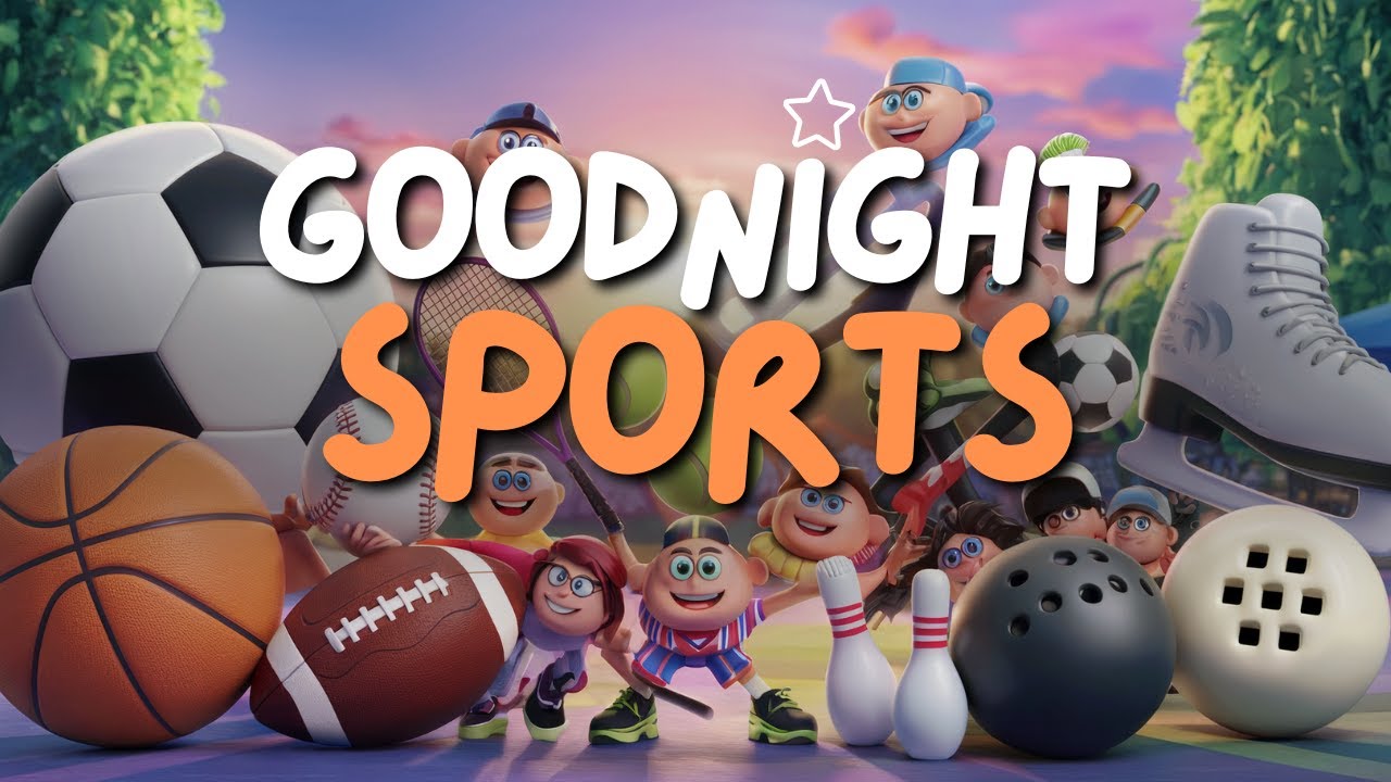 🏀Goodnight Sports | Bedtime Stories for Kids and Toddlers | Relaxing Music | Eddy Kids World