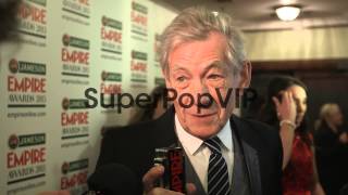 Interview - Ian Mckellen On The Hobbit Winning An Award...