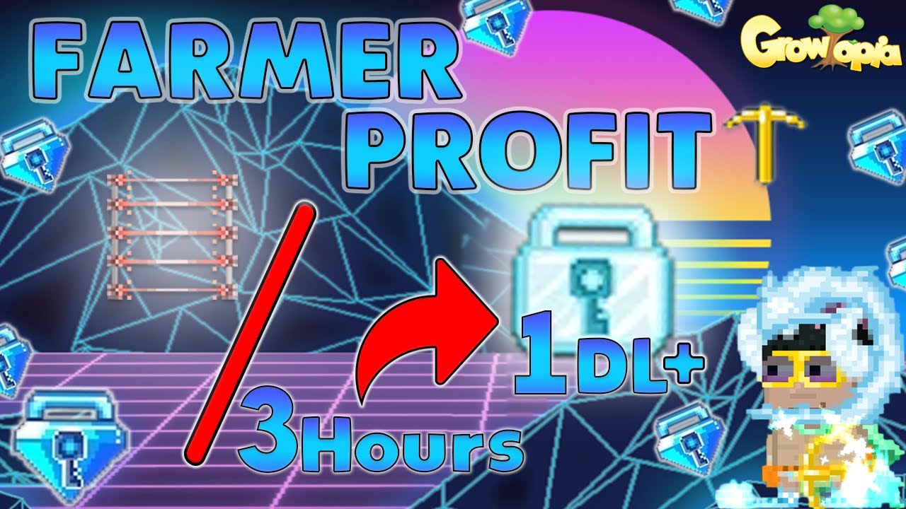 INSANE PROFIT FARM LASER GRID 3 HOURS PER 1 DL+ - GROWTOPIA