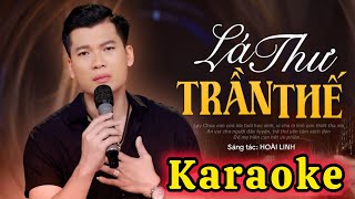 Karaoke - Lá Thư Trần Thế Beat Chuẩn - Thành Nguyên Bolero