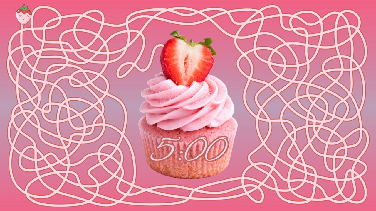 5 Minute Timer Bomb STRAWBERRY CUPCAKE EXPLOSION