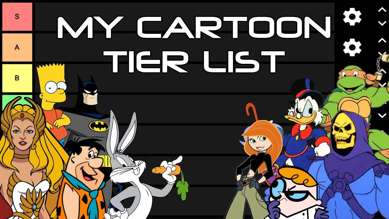 My Cartoon Tier List