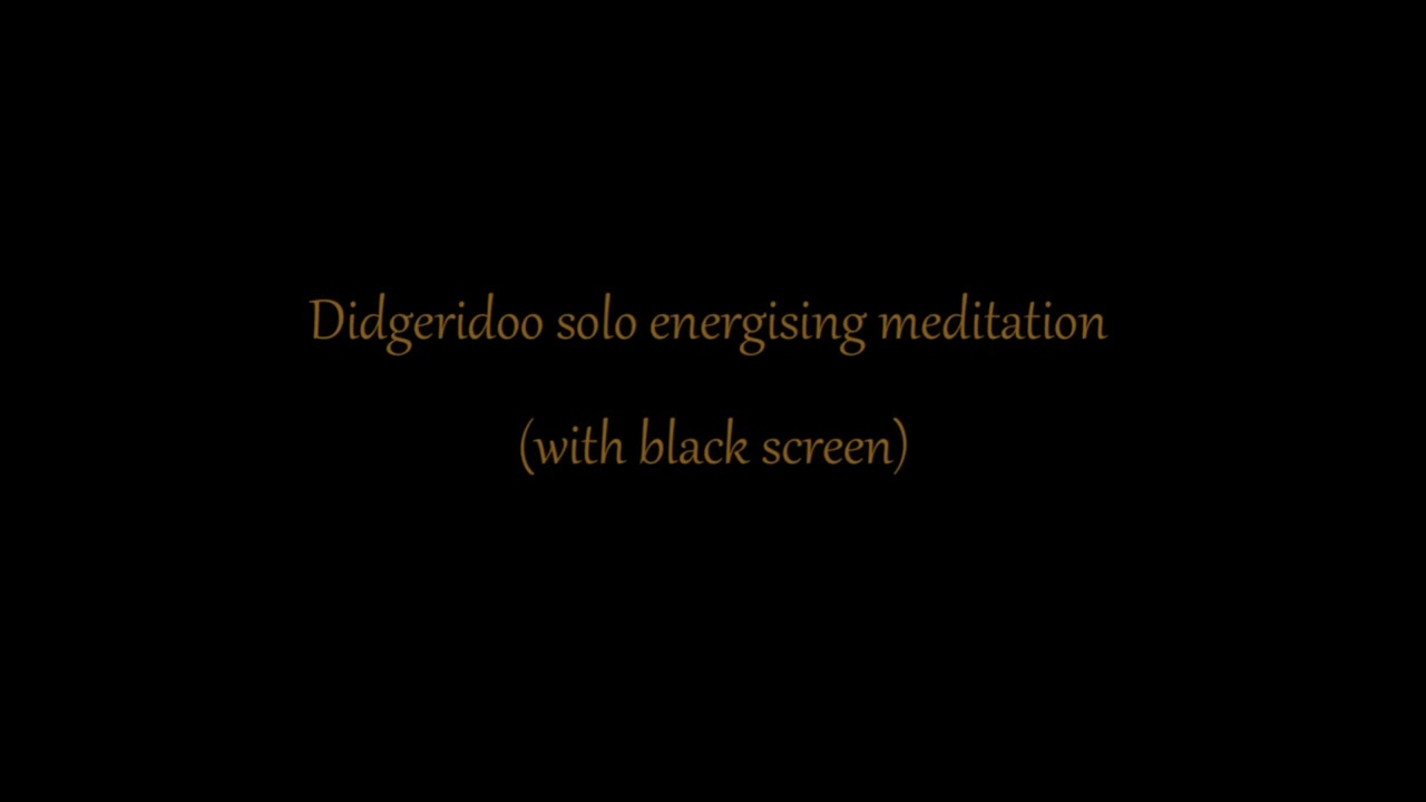 Wellness music - Didgeridoo solo energizing meditation (very long)