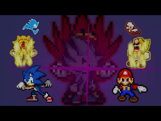 Mario's Cafe and Sonic's Place- Sonic animated Sprites!