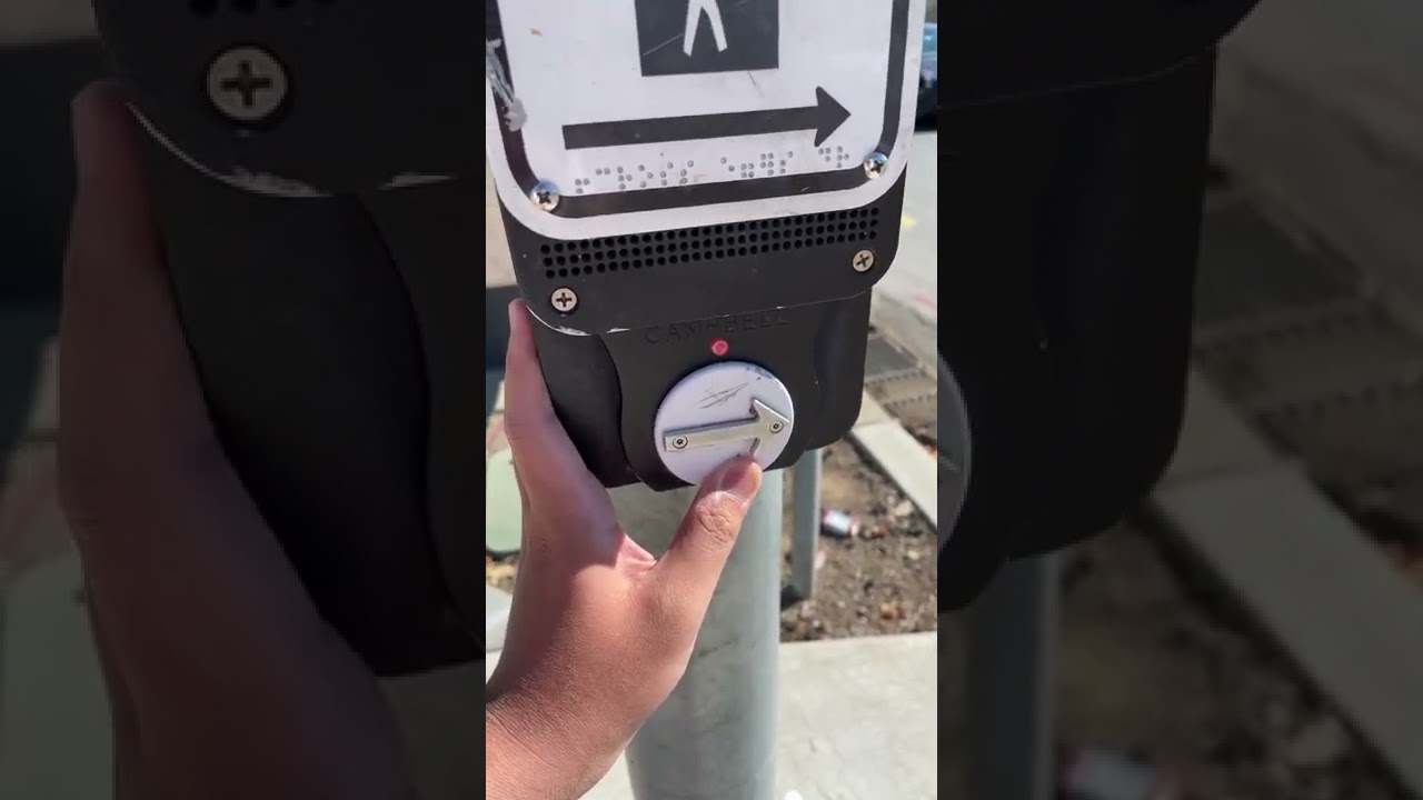 Testing crosswalk at Eggers￼ Dr in Fremont, CA￼