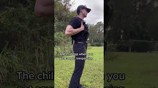 The chill cop when you get caught trespassing #cop #police #pov