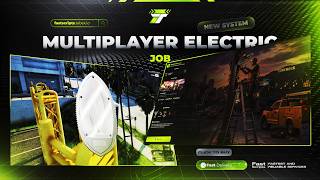 Multiplayer Electric Job FiveM | Fast Scripts | discord.gg/fastscripts