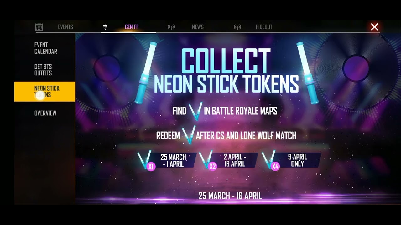 free fire new event gen ff