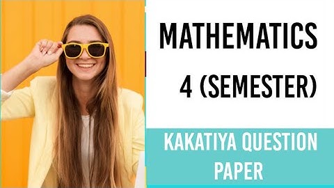 #4thsem #Mathematics(algebra) kakatiya University question paper