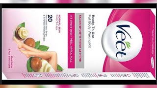 Veet Redy-To-Use Full Body Waxing kit #veetwaxstrips #veetprduct #youtubevideo #youtubelike