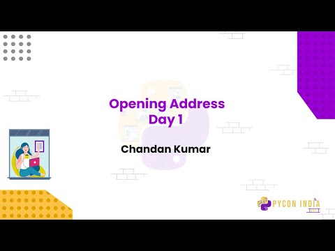 Image from PyCon India 2021 Opening Address