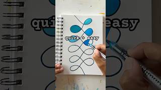 Another Quick and Easy Art Journaling Idea to Try in Your Sketchbook #dailyart #stressrelief