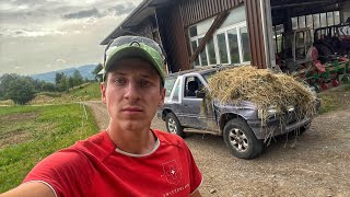 GRANDFATHER is preparing an ATTACK,  A UKRAINIAN on a Farm in Switzerland