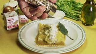 Ravioli Di Carne Con Ristretto Allestratto Di Carne Liebig E Salvia