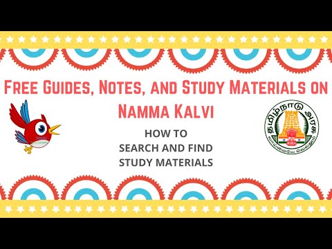 Search for Free Guides and Study Materials on Namma Kalvi (How)